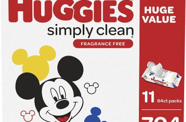 704-Ct Huggies Simply Clean Wipes for $11.39!