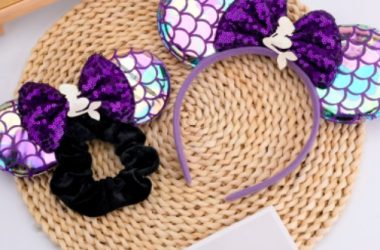 Mouse Ears Scrunchie and Headband Set Just $5.94 (Reg. $14)!
