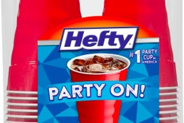 30 Hefty Party On Disposable Plastic Cups As Low As $2.41!
