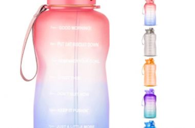 1 Gallon Water Bottle with Straw Just $10.99 (Reg. $22)!