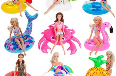 Nine Barbie Pool Floats for $16.49!