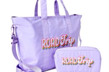 No Boundaries Women’s Road Trip Tote and Pouch Set Only $24.99!