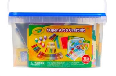 Crayola 115pc Kids’ Super Art & Craft Kit Just $14.99 (Reg. $30)!