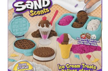 Kinetic Sand Scents, Ice Cream Treats Playset  Only $8.89 (Reg. $15)!