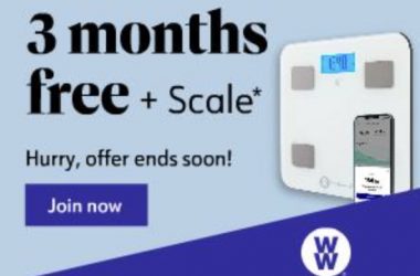 Try Weight Watchers FREE for 3 Months and Get a FREE Bluetooth Scale!