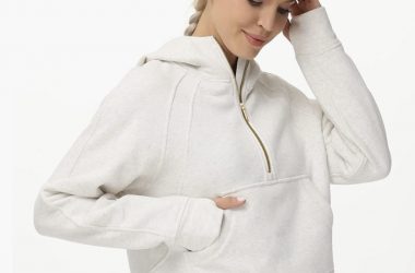 Women’s Fleece Cropped Pullover Just $37.99! Awesome Lululemon Dupe!