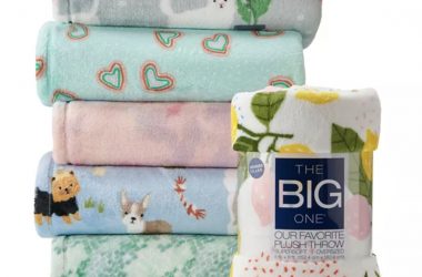 The Big One® Oversized Supersoft Plush Throw As Low As $5.66 (Reg. $27)!