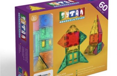 60Pc Magnetic Tiles Sets Just $19.99!