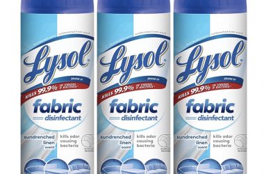 Lysol Fabric Disinfectant Spray, Pack of 3 As Low As $11.29 Shipped!