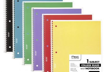 6 Pack Mead Spiral Notebooks Just $7 (Reg. $21)!