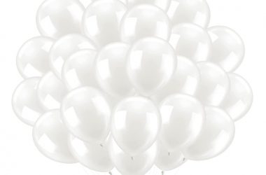 100 White Latex Balloons Just $4.99!