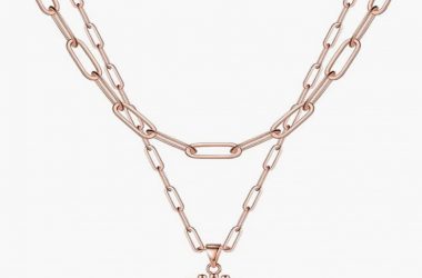 Rose Gold Layered Initial Necklace Just $7.65 (Reg. $17)!