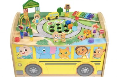 CoComelon Wheels on the Bus Wooden Activity Table Just $55 (Reg. $125)!