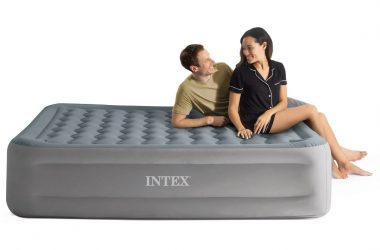 Intex 18″ High Comfort Inflatable Bed with Pump Just $25 (Reg. $50)!