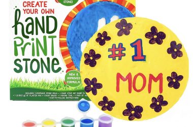 Create Your Own Handprint Stone Kit Just $5.60 (Reg. $10)! Cute for Mother’s Day!