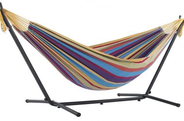 Double Cotton Hammock with Stand Just $59.99 (Reg. $120)!