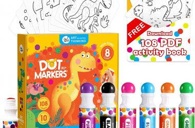 Eight Washable Dot Markers for $14.99!