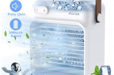 Rechargeable Personal Cordless Air Cooler Just $14.99 (Reg. $40)!