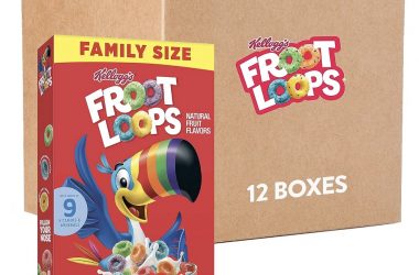 12 Family Size Boxes of Froot Loops As Low As $30.65! That’s Just $2.55 Per Box!