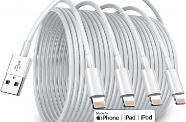 4-Pack of iPhone Chargers for just $8.54!