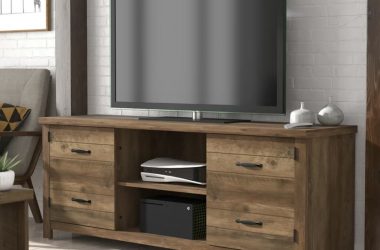 Lancaster Farmhouse 60” TV Stand with Charging Station Only $78 (Reg. $114)!