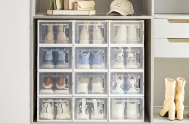 Pack of 12 Plastic Shoe Organizers Just $27.99 (Reg. $40)!