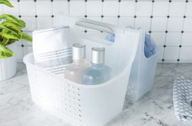 2-Compartment Soft Grip Shower Tote Only $6.58 (Reg. $20)!