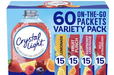 60 Crystal Light Sugar-Free Packets Just $8.98 (Reg. $16)!