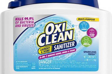 2.5lb OxiClean Laundry Sanitizer for $6.25!!