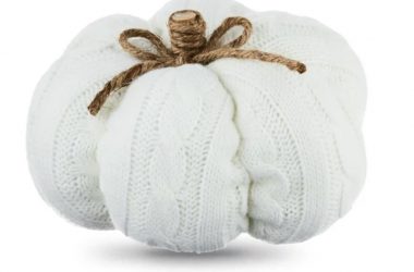 Decorate with These Knit Fabric Pumpkins for Just $6.98!
