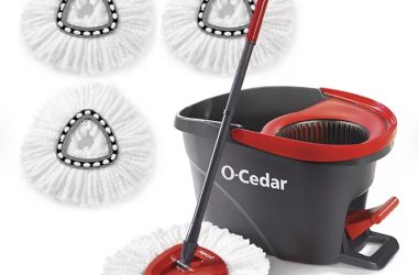 O-Cedar Easy Wring Spin Mop & Bucket System Only $44.98!