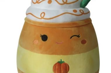 8-inch Delindy Orange Pumpkin Spice Latte Squishmallow Only $9.97 (Reg. $33)!