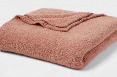 Twin Size Cozy Chenille Bed Blanket Just $49!