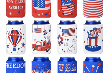 12 Patriotic Can Covers for $7.99!