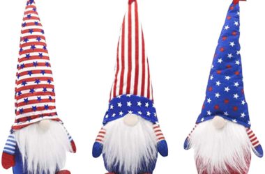 Three Patriotic Gnomes for $13.80!