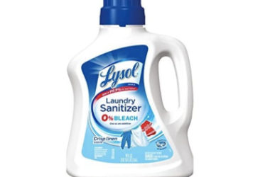90oz Lysol Laundry Sanitizer for $6.49!