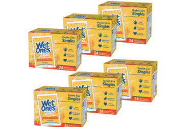6 Pack Wet Ones Antibacterial Hand & Face Wipes As Low As $9.84 Shipped!