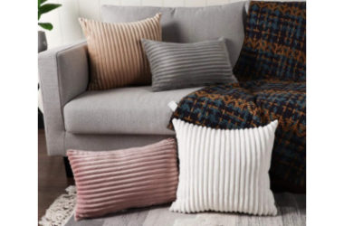 Pack of 2 Corduroy Throw Pillow Covers Only $6.79 (Reg. $17)!