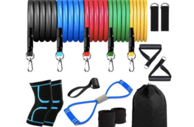 16pc Resistance Bands Set Only $6.99!