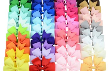 40 Girls Bows with Clips for $6.99!!