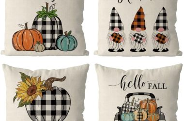 Four Fall Pillow Covers for $7.69!