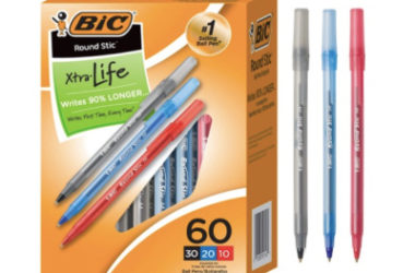 60 BIC Ballpoint Pens Only $3.14 (Reg. $13)!