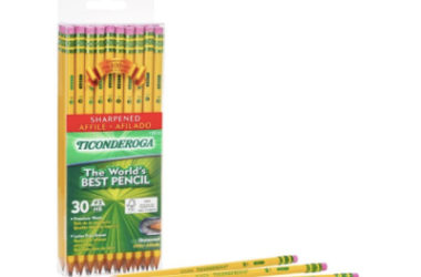 30 Pre-Sharpened Ticonderoga Pencils As Low As $4.95 Shipped (Reg. $12.30)!