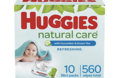 560 Huggies Baby Wipes As Low As $10.19 Shipped (Reg. $17)!