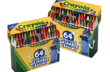 2 Pack Crayola 64ct Ultra Clean Crayons Only $13.96!