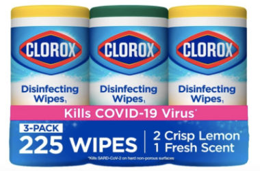 Clorox Disinfecting Wipes 3 Pack Just $6.99!