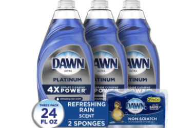 Dawn Dish Soap Platinum + Non-Scratch Sponges As Low As $9.11 Shipped!