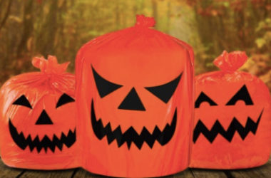 Halloween Pumpkin Plastic Trash Bags Just $3.99 (Reg. $8)!
