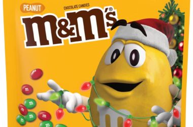 Party Sized Christmas Peanut M&Ms for $8.98!
