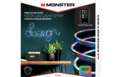 Monster Neon Flow Multi-Color LED Light Strip Just $8.88 (Reg. $14.88)!